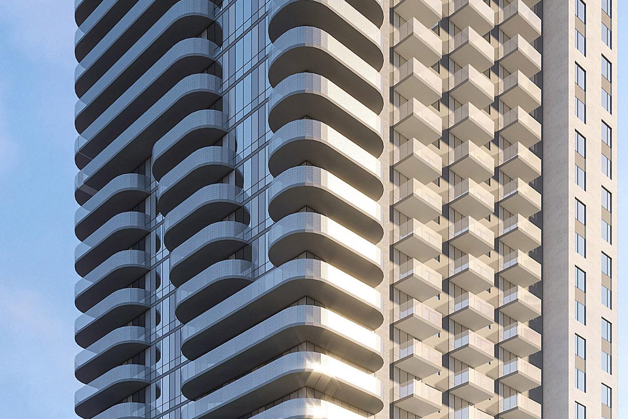 Rendering of Mississauga Square Condos building exterior