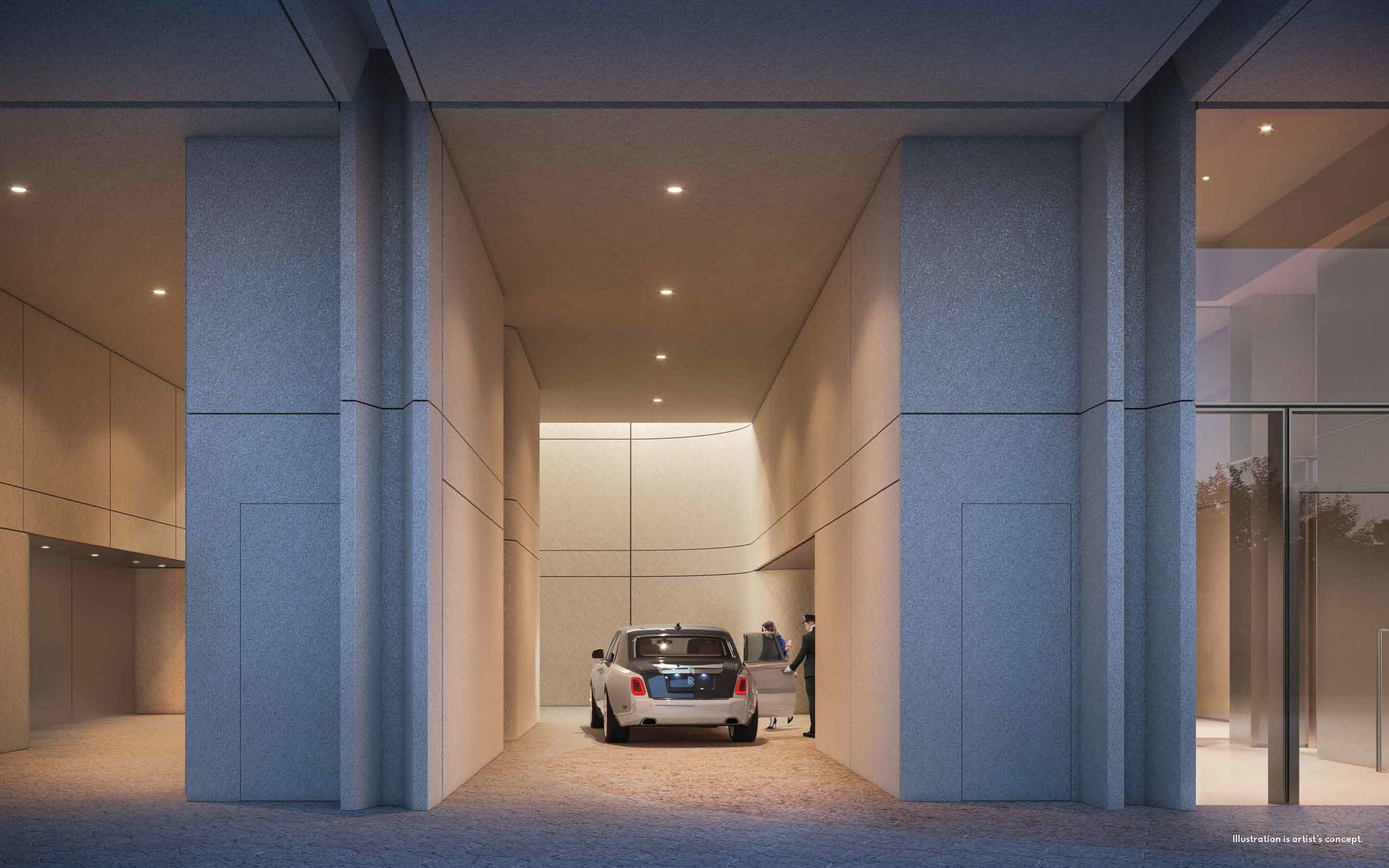 Rendering of 50 Scollard Yorkville Condos Port Conchere