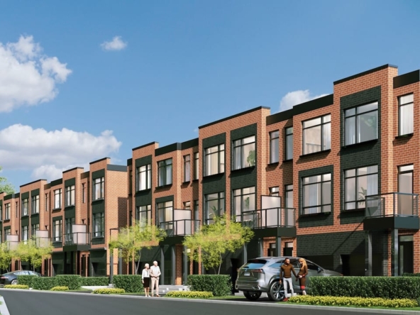 Exterior rendering of Sundara Towns at Woodbridge Park