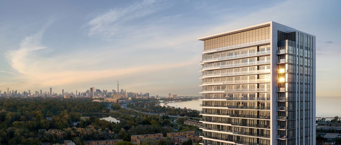 Rendering of Southport in Swansea exterior sky line
