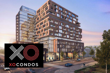 Exterior Rendering of XO Condos