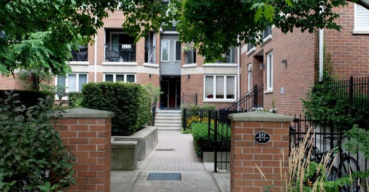 Exterior image of the 217 St. George Street in Toronto