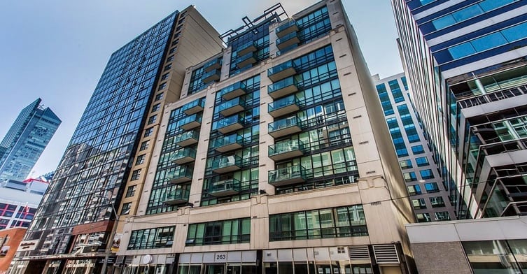 Exterior image of the 263 Wellington West in Toronto
