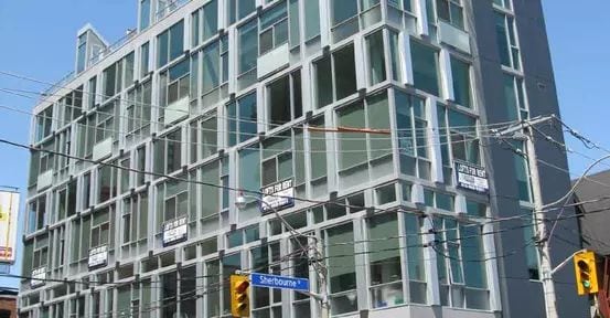 Exterior image of the 294 Richmond Street East in Toronto