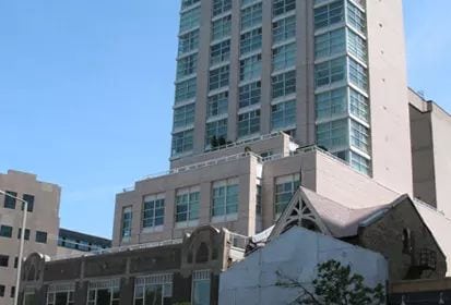 Exterior image of the 409 Bloor Street East in Toronto