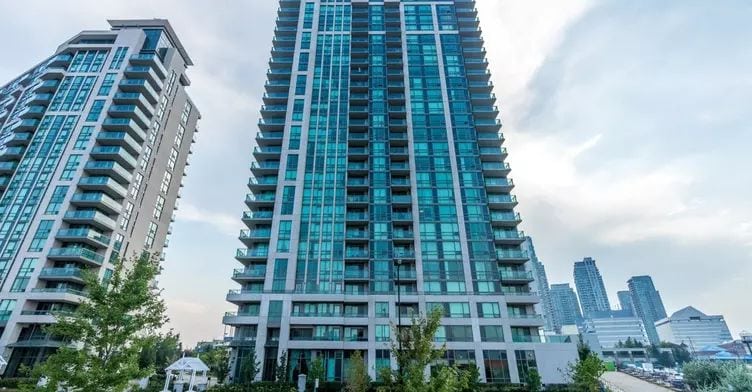 Exterior image of the Altitude Condos in Toronto