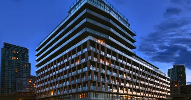 Exterior image of the Garrison at Fort York Condos in Toronto