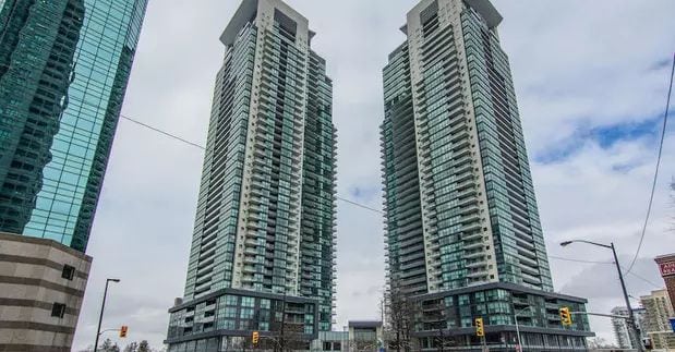 Exterior image of the Gibson Square in Toronto