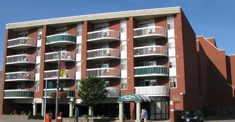 Exterior image of the Joseph Brown Manor in Toronto