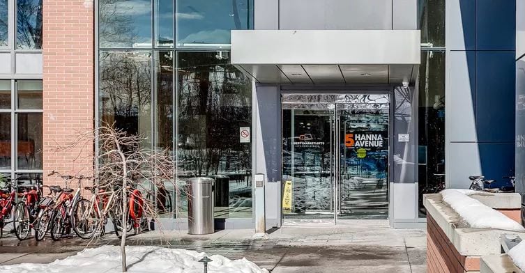 Exterior image of the Liberty Market Lofts in Toronto