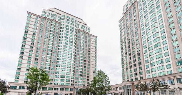 Exterior image of the May Tower II in Toronto