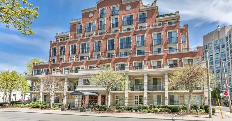 Exterior image of the McMurrich Residences in Toronto