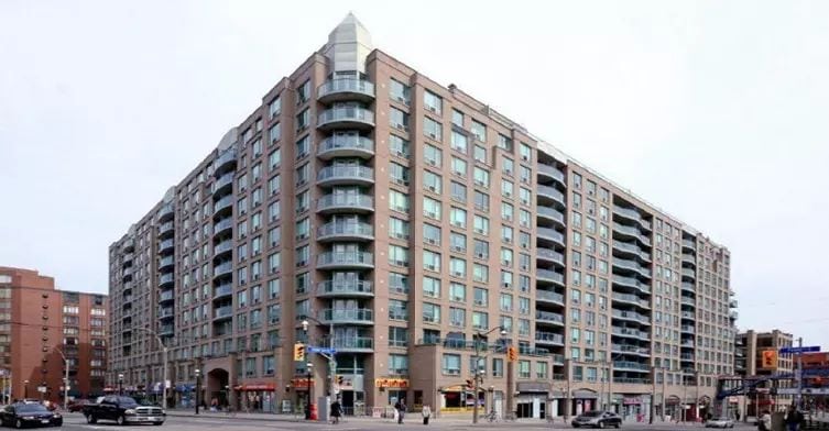 Exterior image of the New Times Square in Toronto