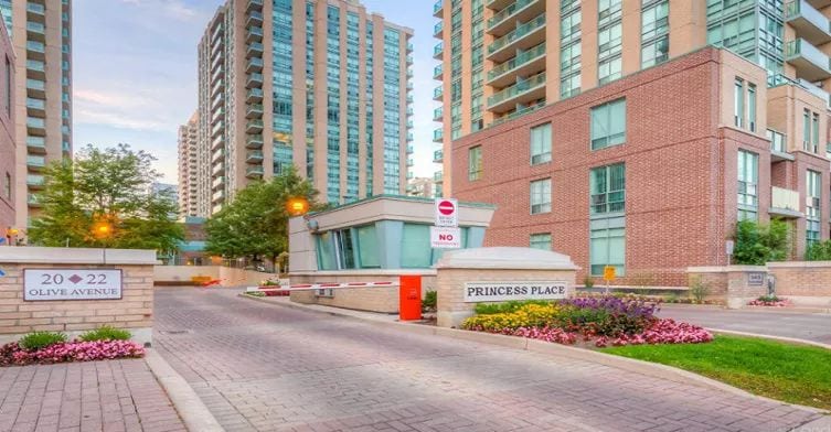 Exterior image of the Princess Place I in Toronto