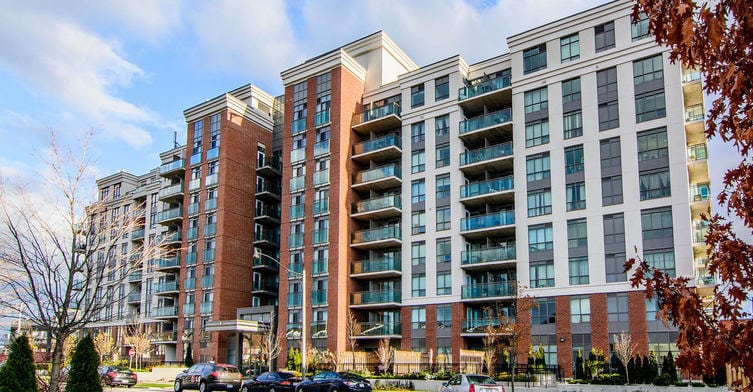 Exterior image of the Red Hot Condos in Toronto