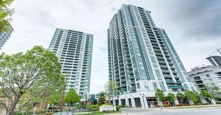Exterior image of the Residences of Avondale 2 Condos in Toronto