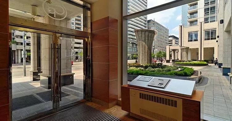 Exterior image of the Residences of College Park South Tower Condos in Toronto