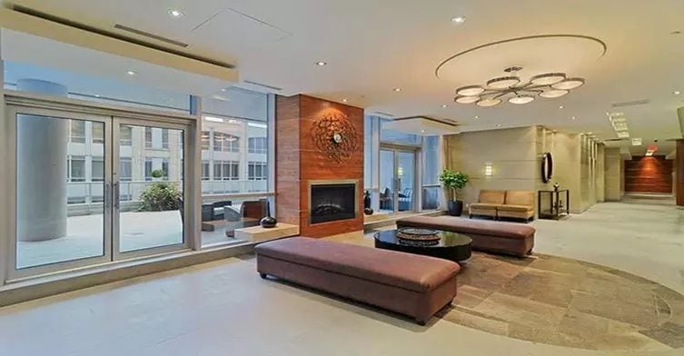 Exterior image of the Residences of College Park South Tower Condos in Toronto