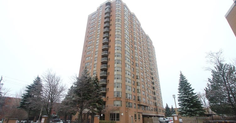 Exterior image of the Residences of Ridley Condos in Toronto