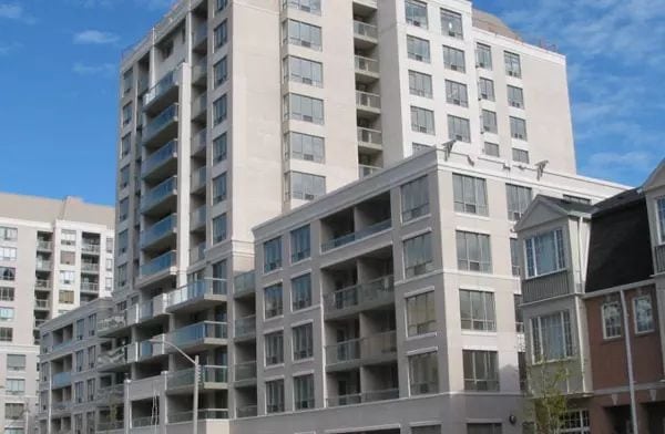 Exterior image of the Rio IV Condos in Toronto