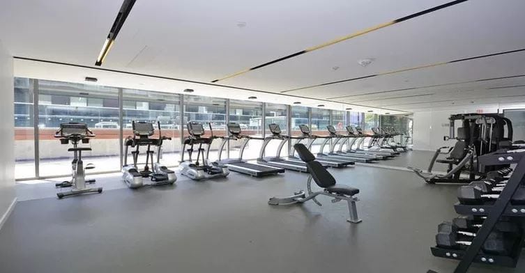 Exterior image of the River City Condos in Toronto