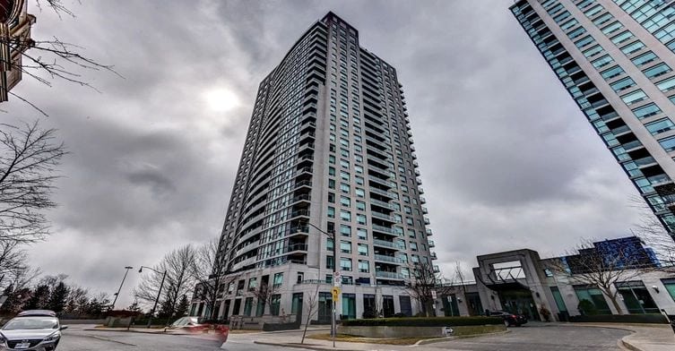 Exterior image of the Spectrum Residences South Tower in Toronto