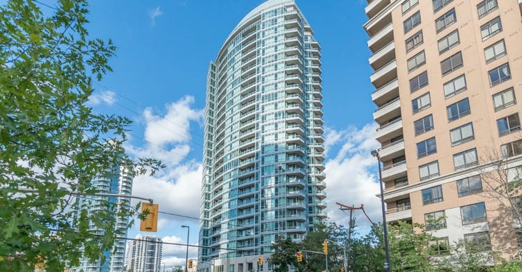Exterior image of the The Monet in Toronto