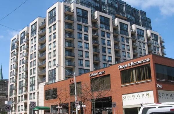 Exterior image of The St. Clair in Toronto