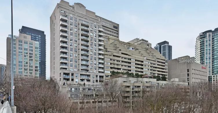 Exterior image of The Three Sixty in Toronto