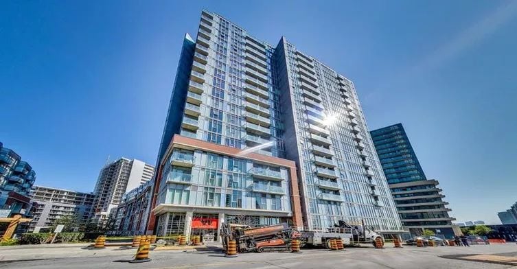 Exterior image of the WestSide Gallery Lofts in Toronto