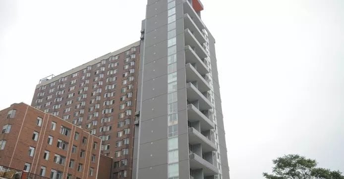 Exterior image of the Gerrard Place in Toronto