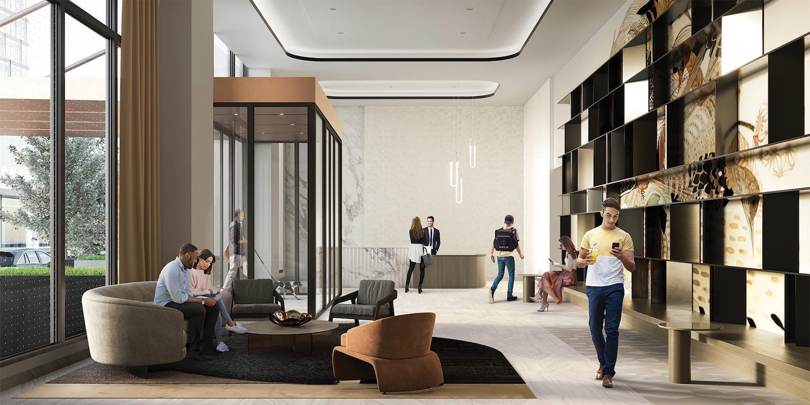 Rendering of Artworks Tower Condos Lobby
