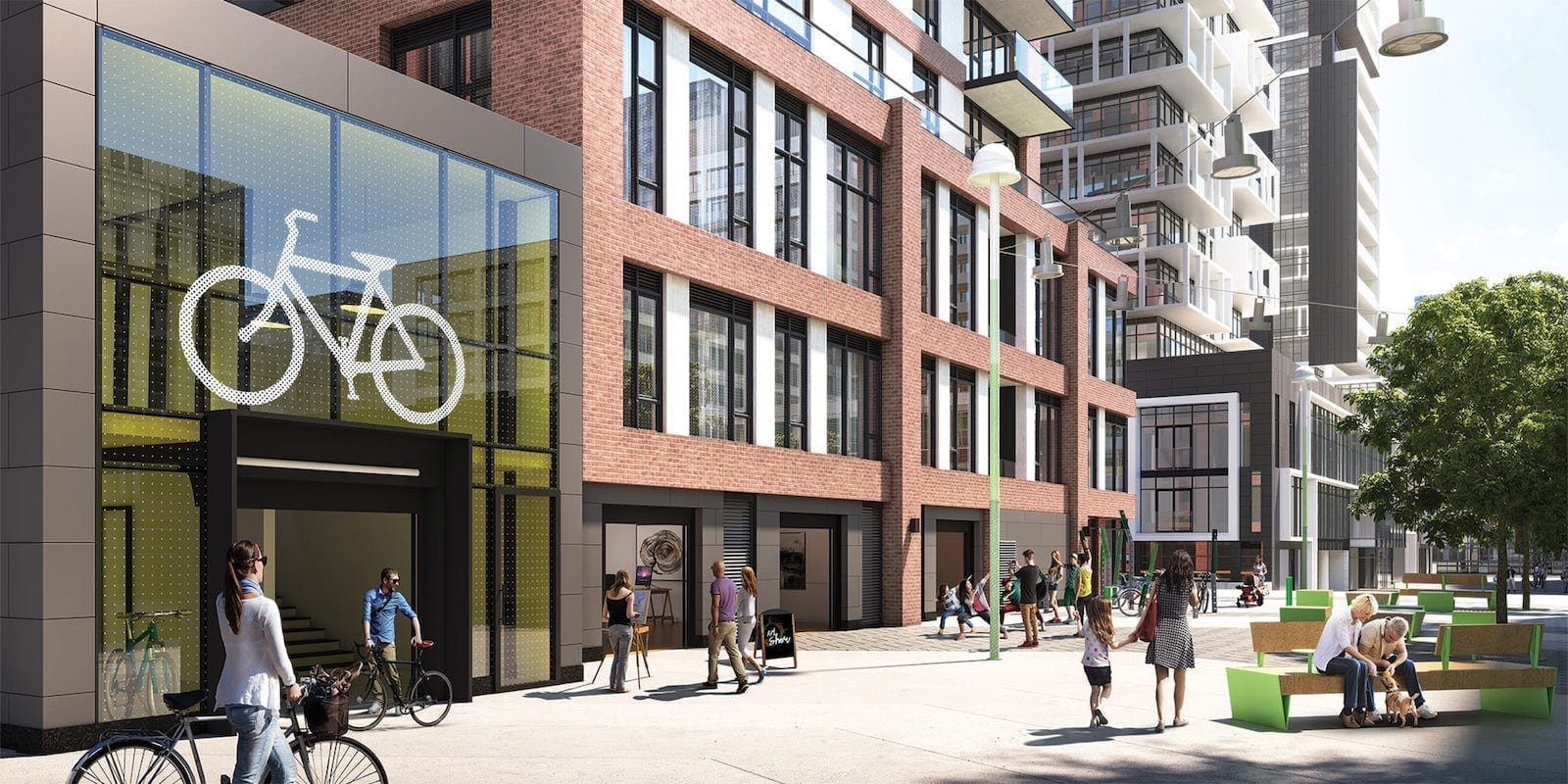 Rendering of Artworks Tower Condos Living Lane