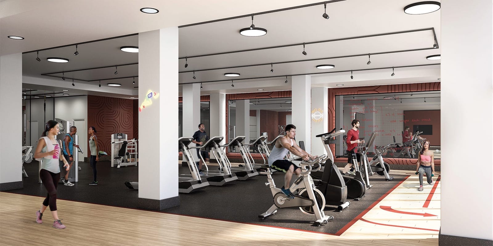 Rendering of Artworks Tower Condos Gym