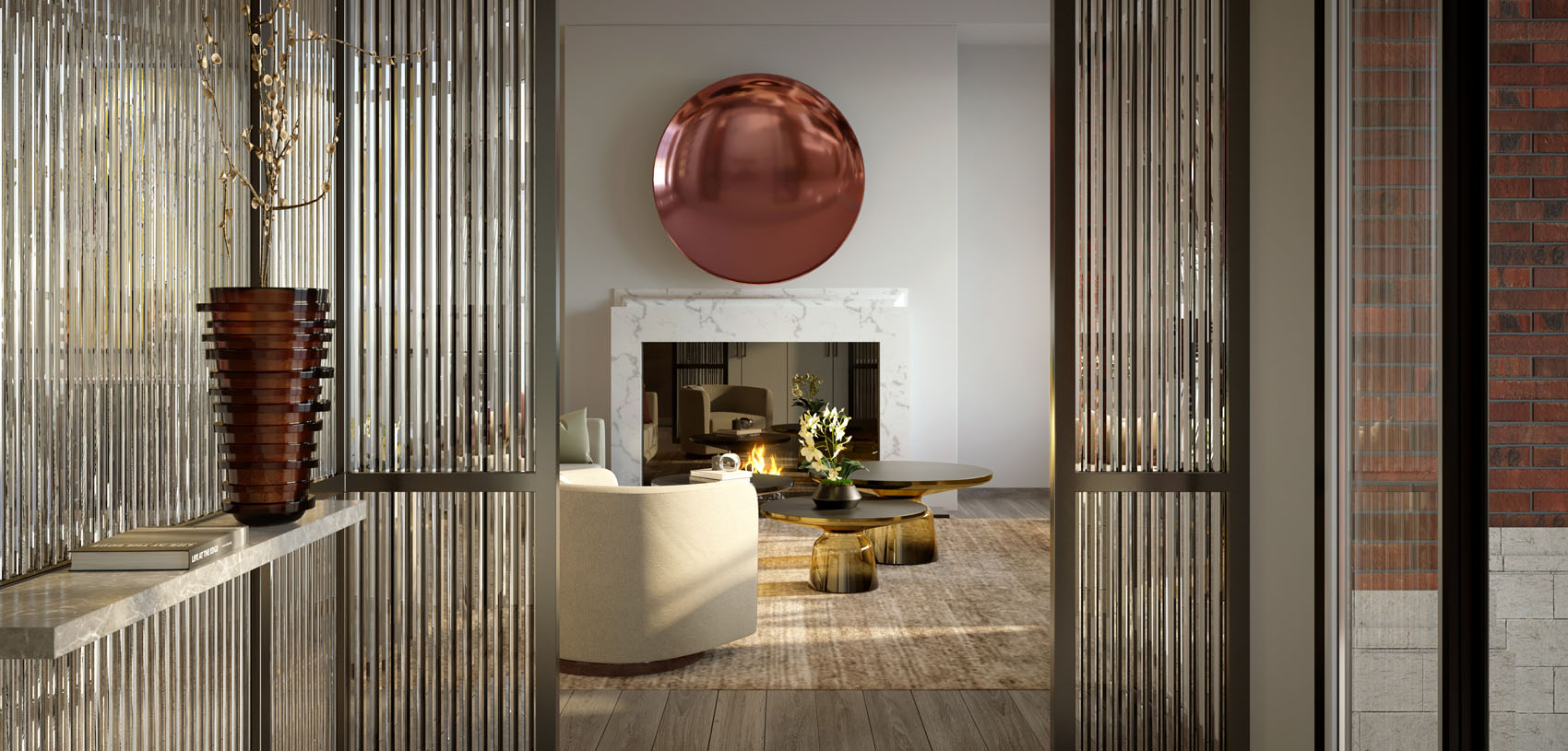 Interior rendering of 36 Birch Condos.
