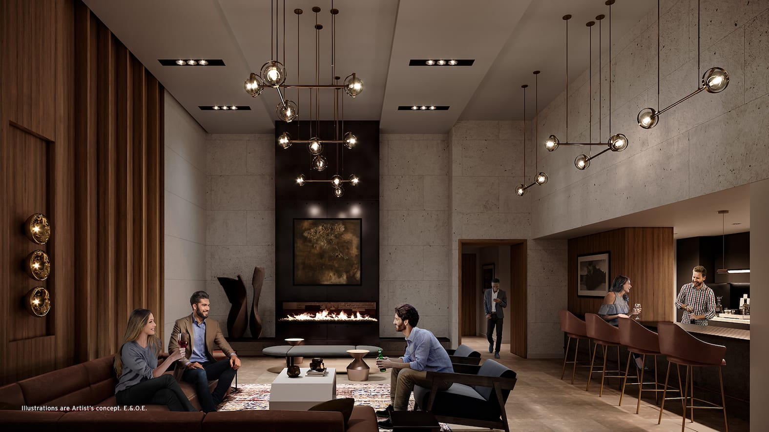 Stockyards District Residences Party Room