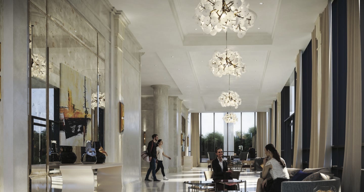 Edge Tower 2 Exterior Lobby