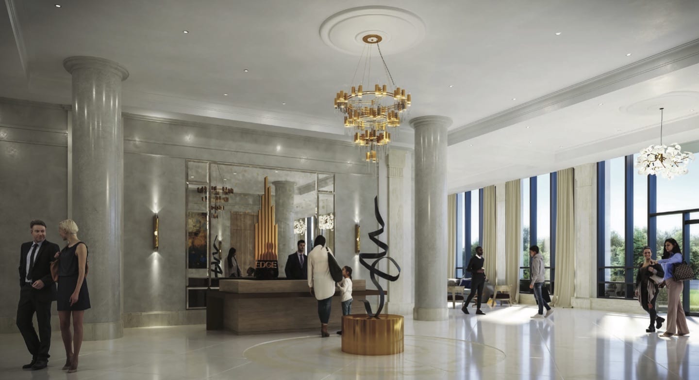 Edge Tower 2 Exterior Lobby