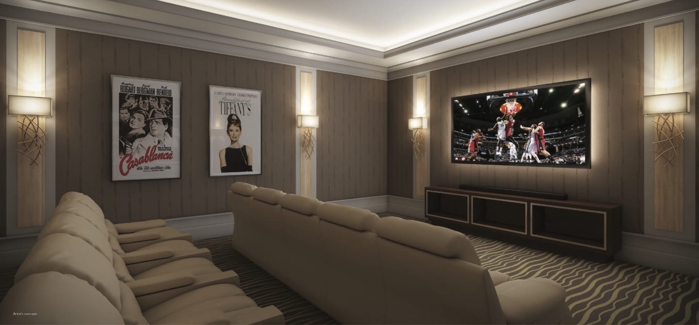 Edge Tower 2 Theatre Room