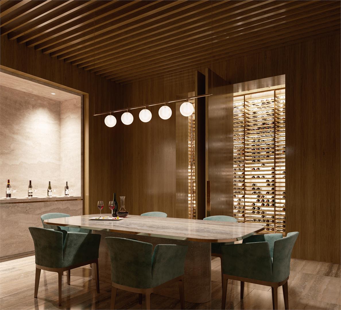La Clara Residences dining room