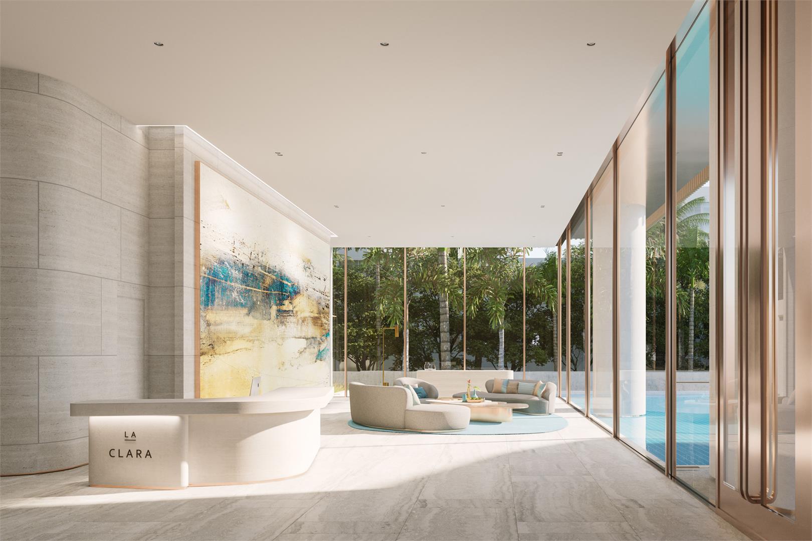 La Clara Residences lobby