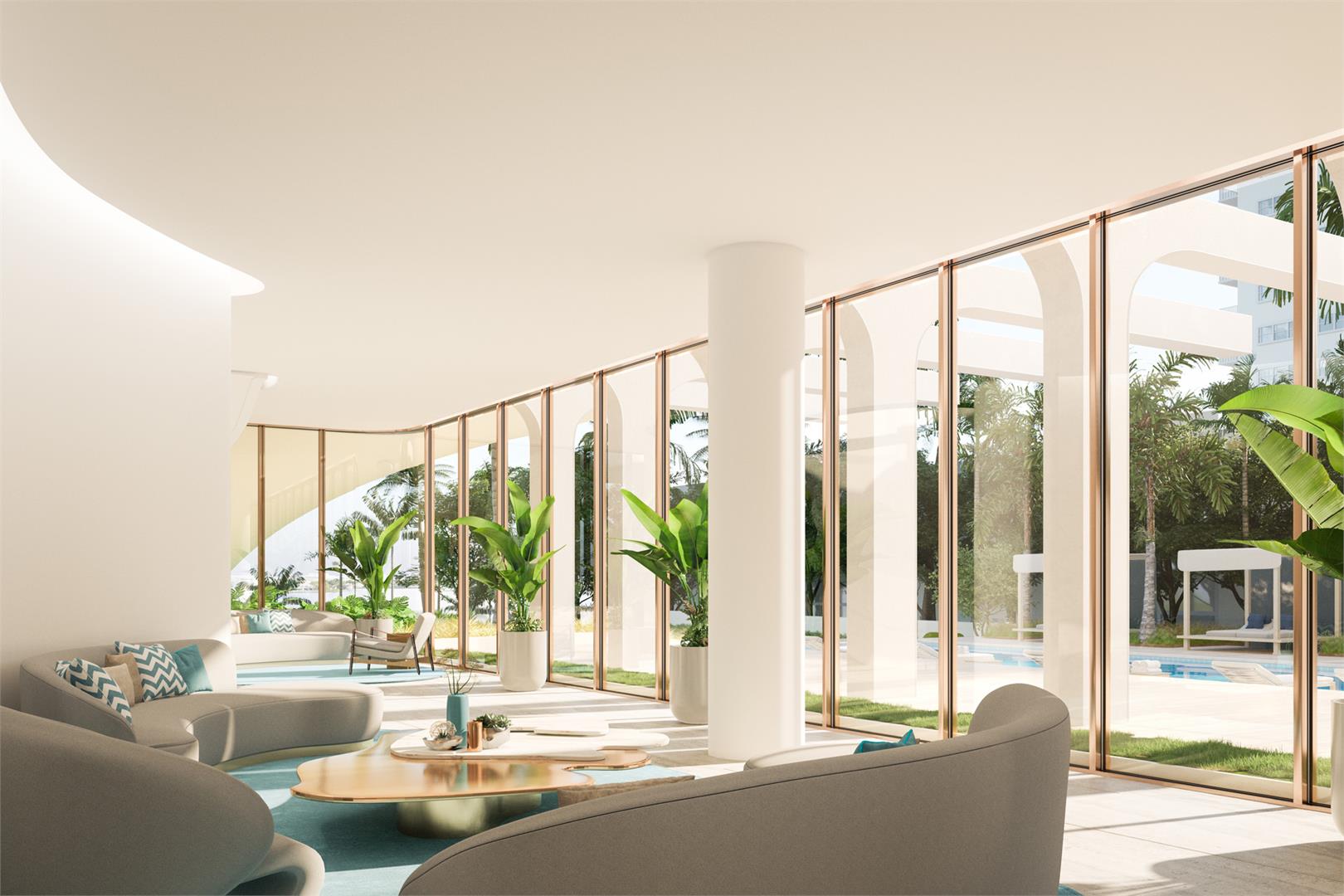 La Clara Residences lounge