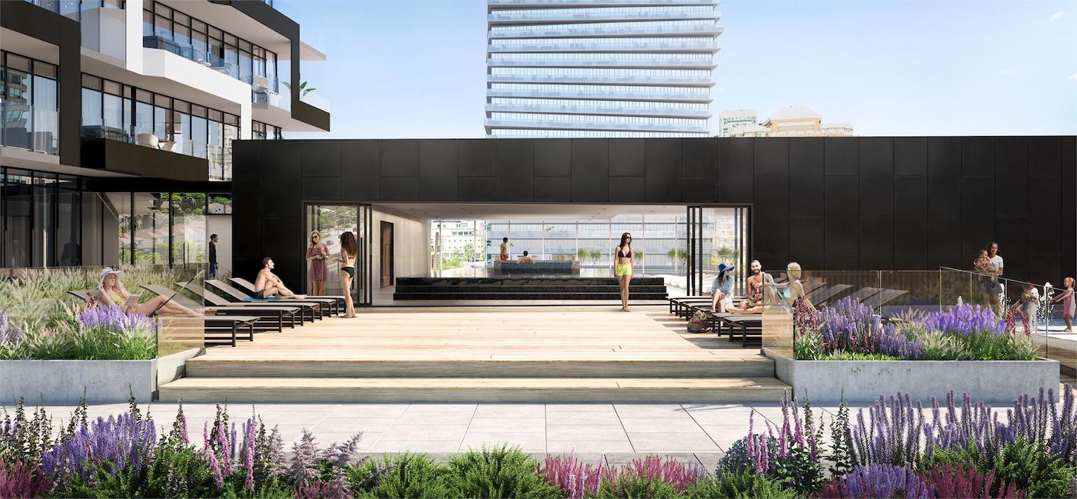 M City Condos 3 swimming pool patio