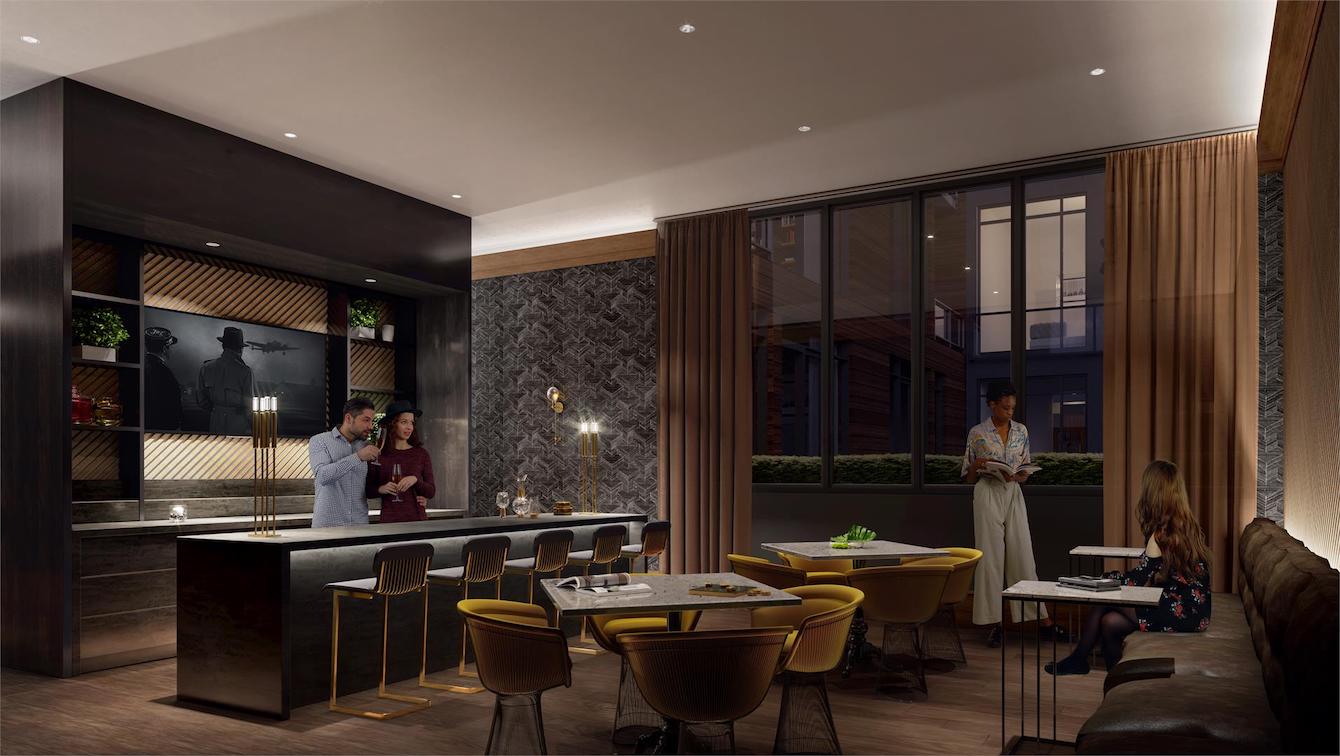 The Poet Condos Party Room