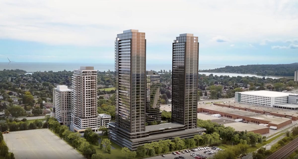 Rendering of Universal City Condos Phase 4 building exterior.
