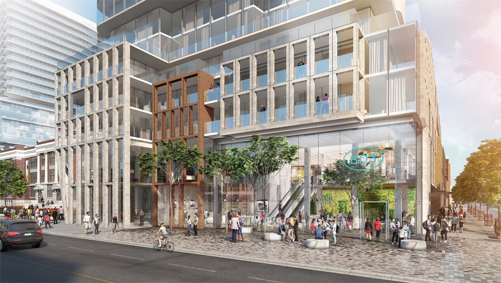 Bloor & Dufferin Condos Plaza Rendering