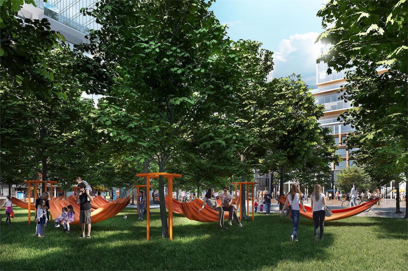 Bloor & Dufferin Condos Community Park Rendering