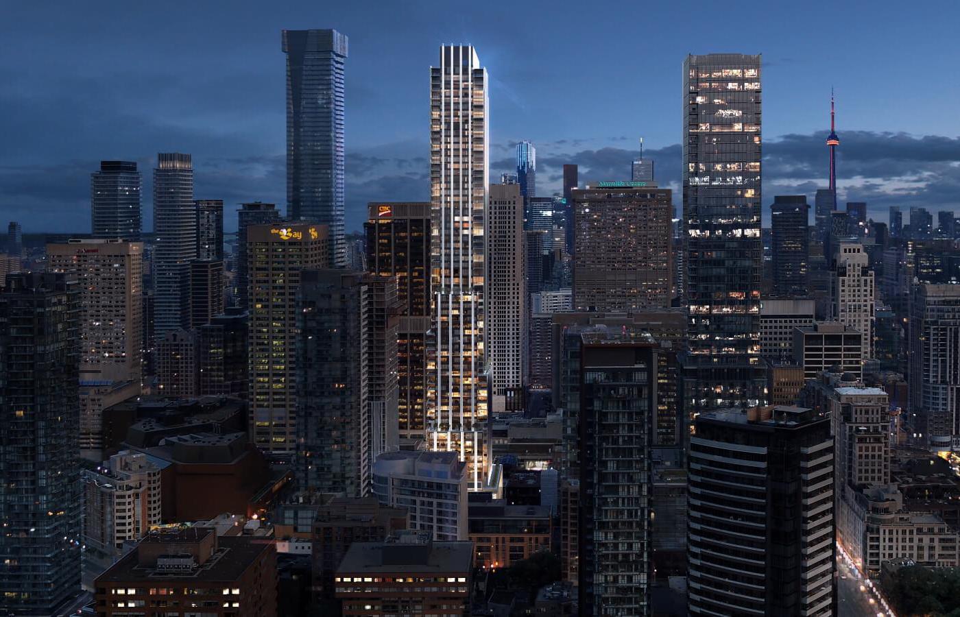 Exterior Rendering of CRU Condos