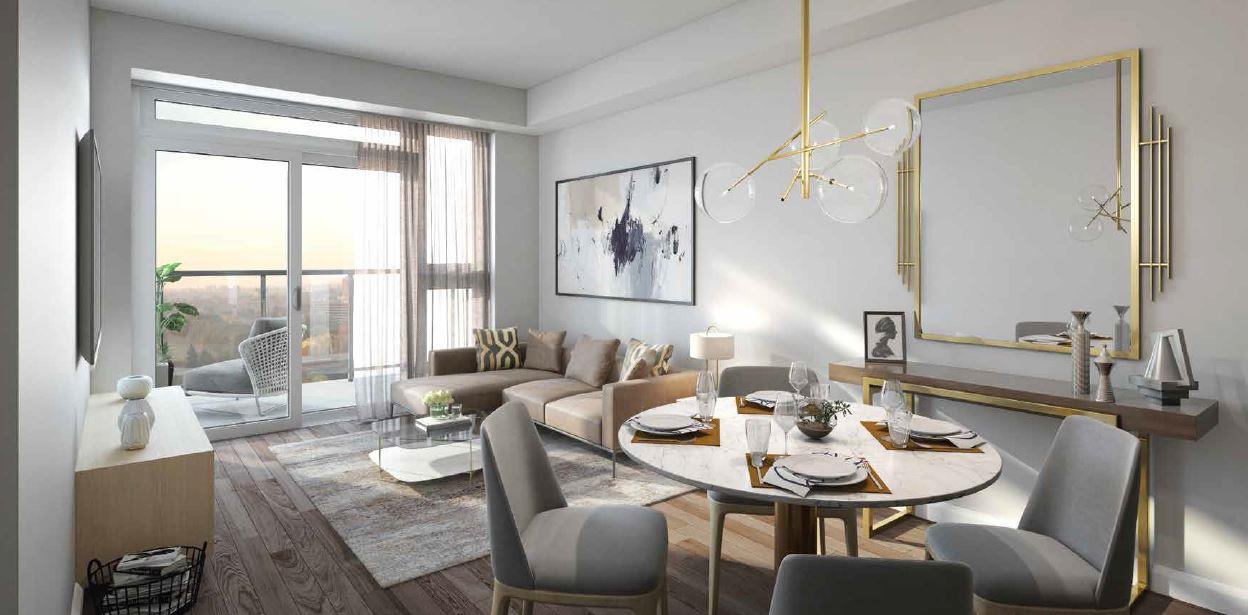 Keystone Condos Suite Living Area