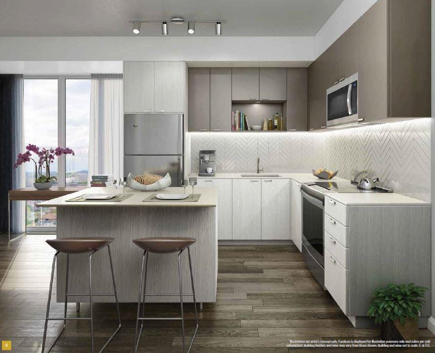Keystone Condos Suite Kitchen